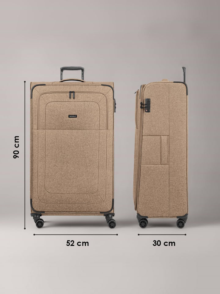 REDOLZ XL Jumbo 4-Rollen Koffer sehr gross 52 x 30 x 90 cm [Sondergrösse] Check-in Trolley mit TSA-S