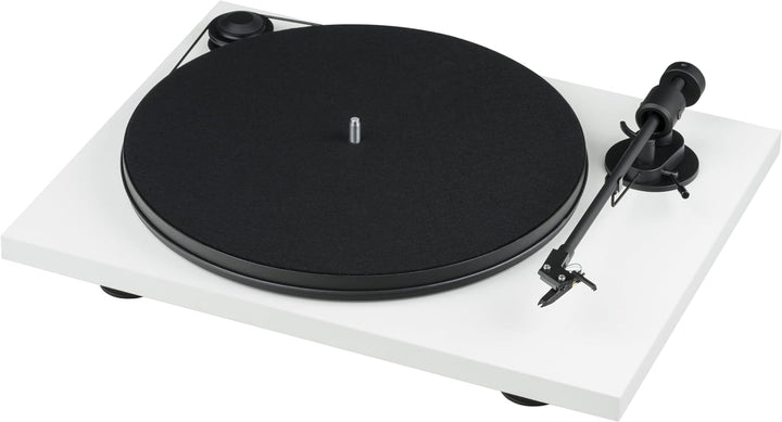Pro-Ject Primary E Phono, Audiophiler Plug&Play Plattenspieler mit integrierter Phono Vorstufe (Weis