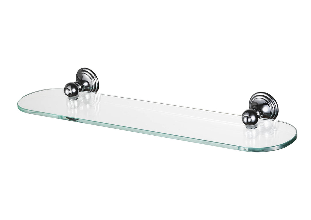HACEKA allure Ablage, verchromt, 1126170 Ablage Glas, Ablage Glas