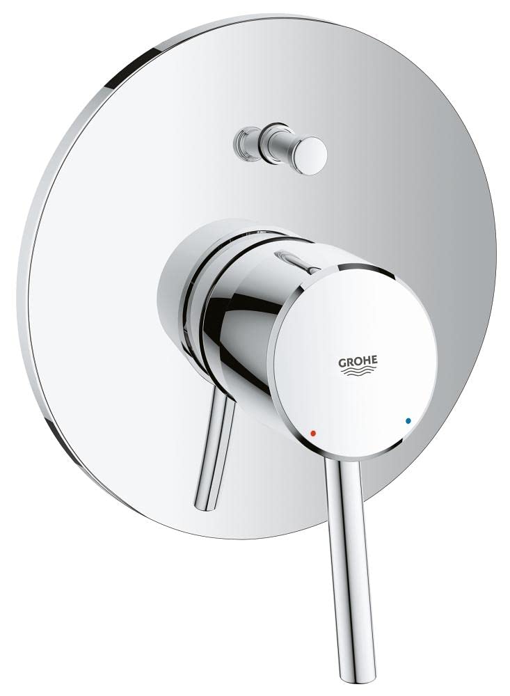 GROHE Concetto Einhand-Wannenbatterie 19346001, Chrom; für Wandeinbau