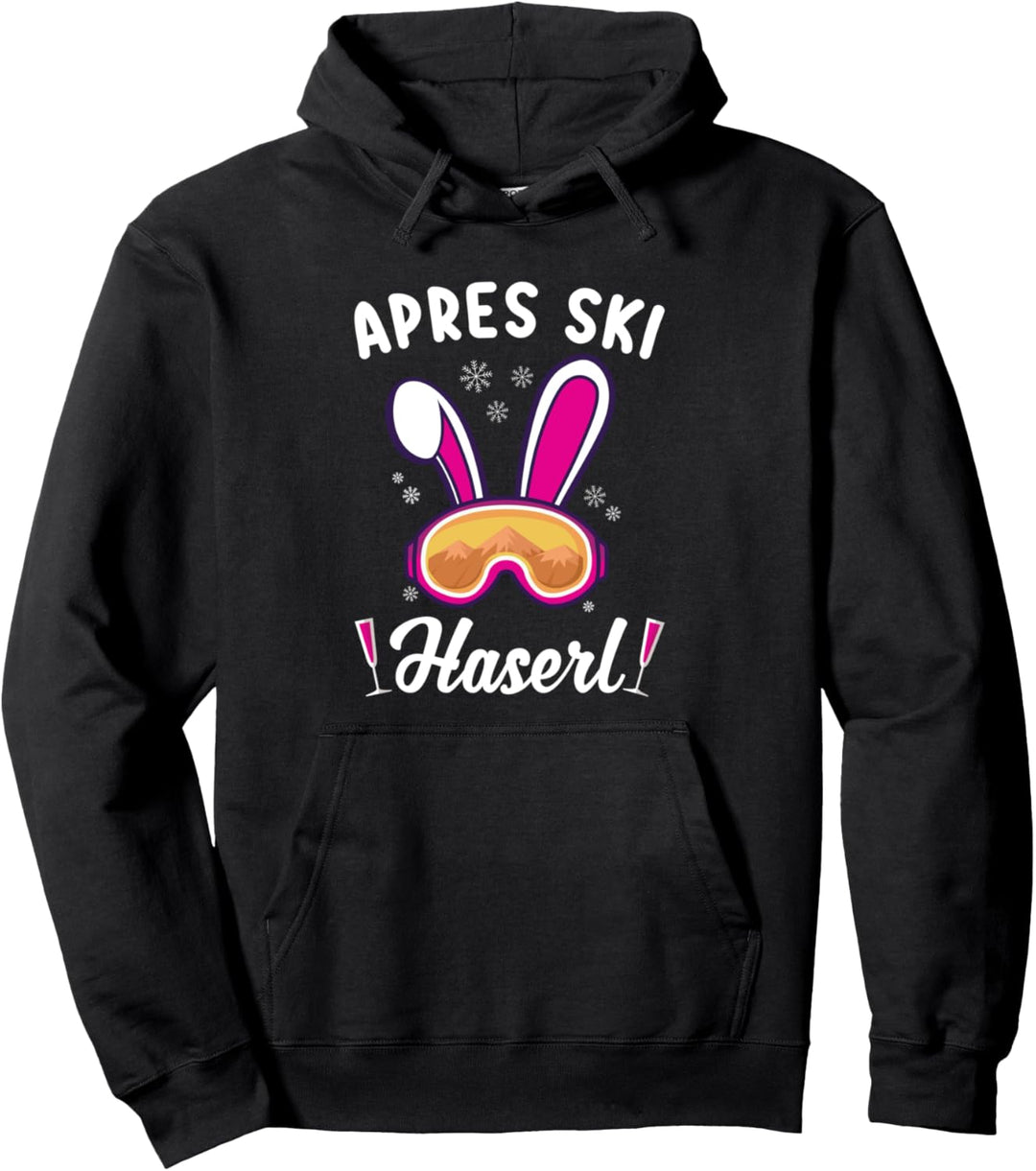Apres Ski Hase Skihaserl Pullover Hoodie