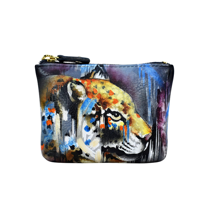 Anuschka Damen Coin Pouch Ac Mnzgeldbrse Abstract Leopard, Abstract Leopard