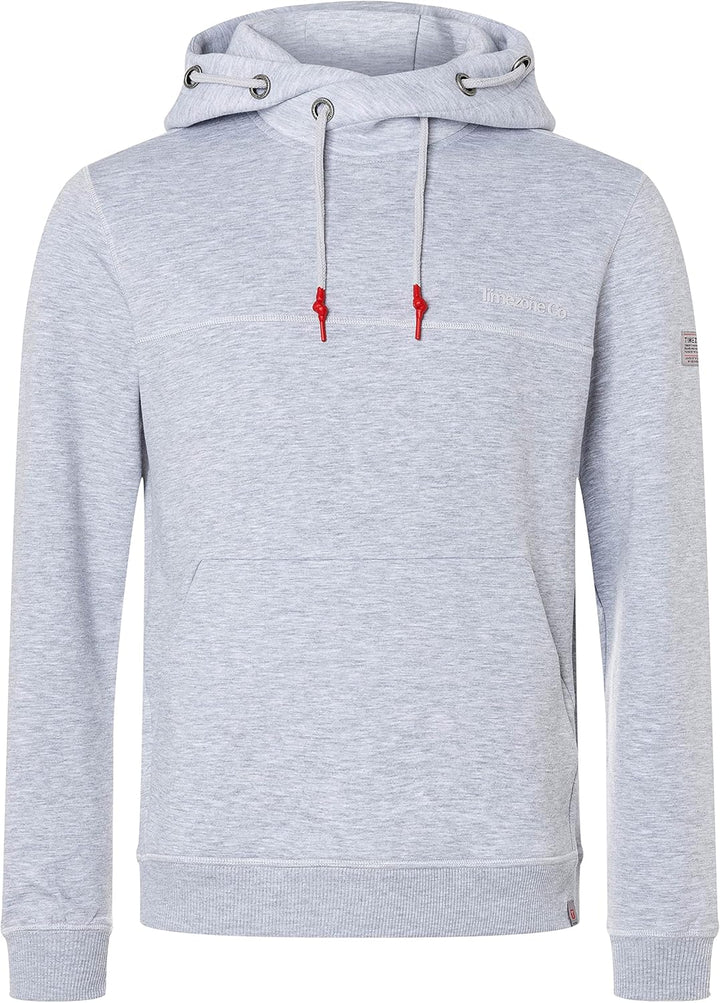 Timezone Herren Hi-tech Hoody Kapuzenpullover S Silver Grey Melange, S Silver Grey Melange