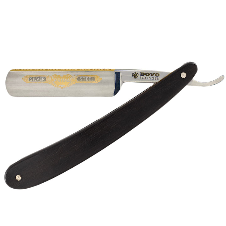 DOVO Rasiermesser PRIMA | Das Original Made in Solingen | Handgefertigte 5/8-Zoll Klinge, Ebenholzgr