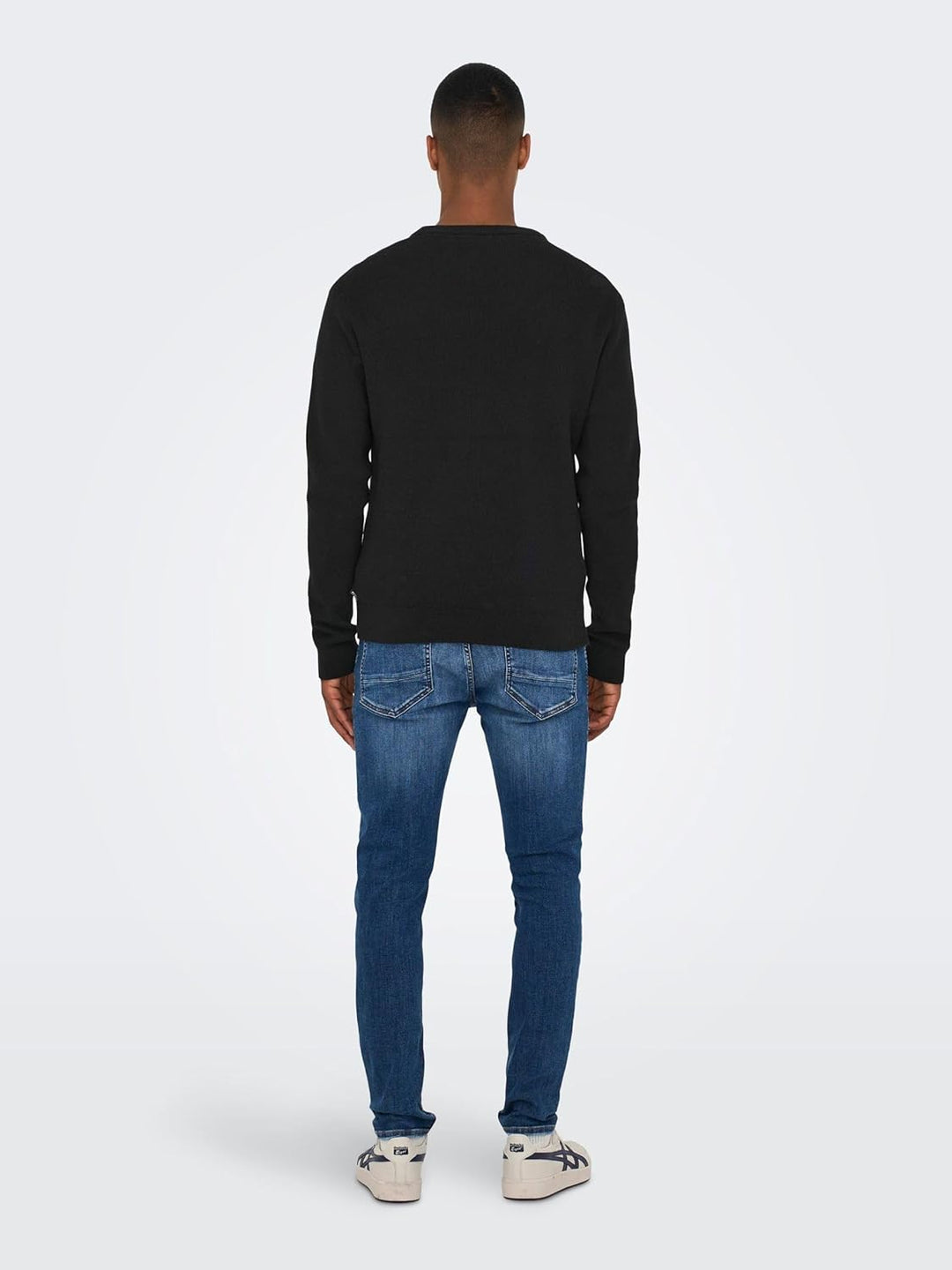 ONLY &amp; SONS Male Strickpullover ONSPHIL Pullover M Schwarz, M Schwarz