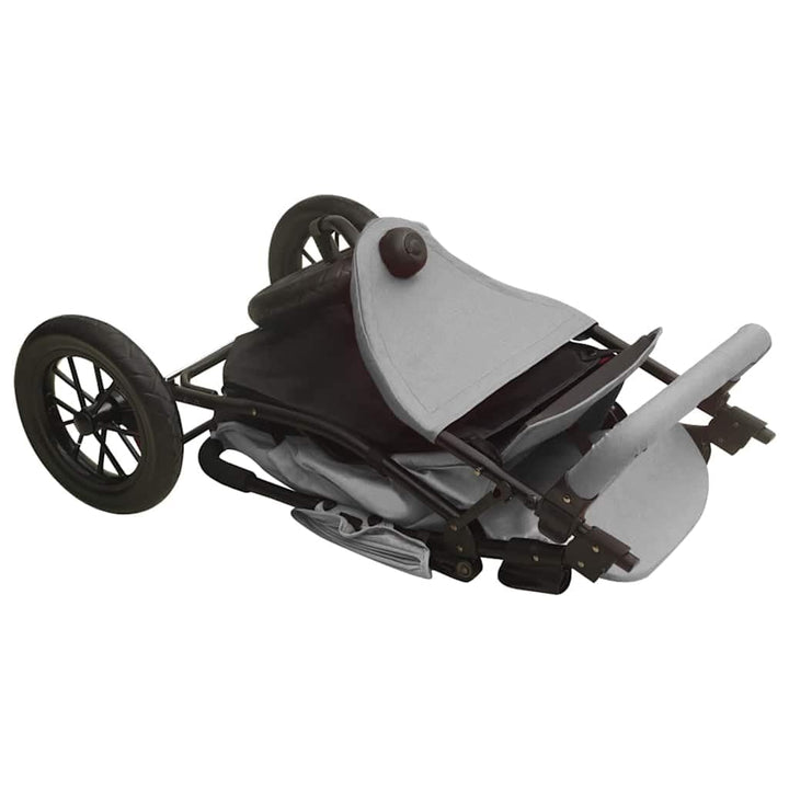 vidaXL Kinderwagen mit Verdeck Korb Einhand-Klappsystem Kinder Baby Buggy Kinderbuggy Kindersportwag