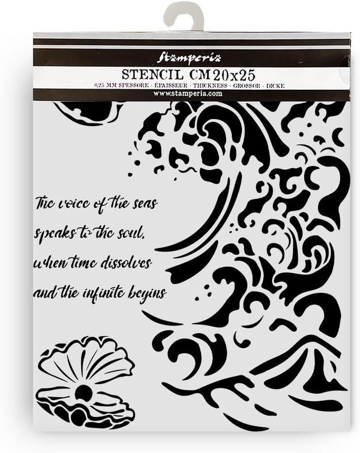 Stamperia - Thick Stencils for Scrapbooks, Albums, Cards, Bullet Journalling, and More, Flexible Mat
