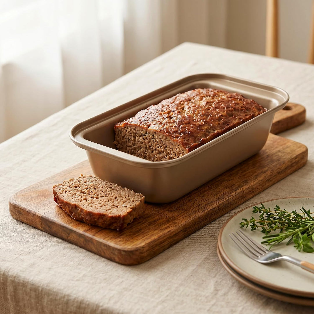 4 Stück Brotbackform Kasten, 25 x 13 x 6cm Kastenform Brot Kohlenstoffstahl, Rechteckige Toastbrot B