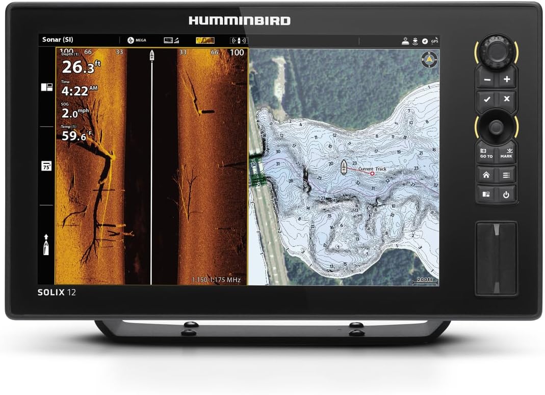 Humminbird NS-768 SOLIX 12 Chirp Mega SI+ G3 Unisex-Erwachsene, Mehrfarbig, Standard