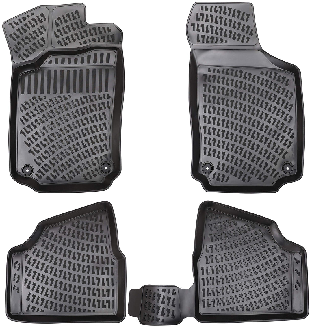 Elmasline Design 3D Gummimatten Set für OPEL CORSA C Baujahr 2000-2006 | Extra hoher 5cm Rand CORSA