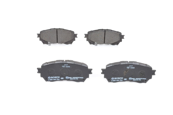 Bosch Bremsklötze Bremsbeläge Bremsbelagsatz 0 986 494 793