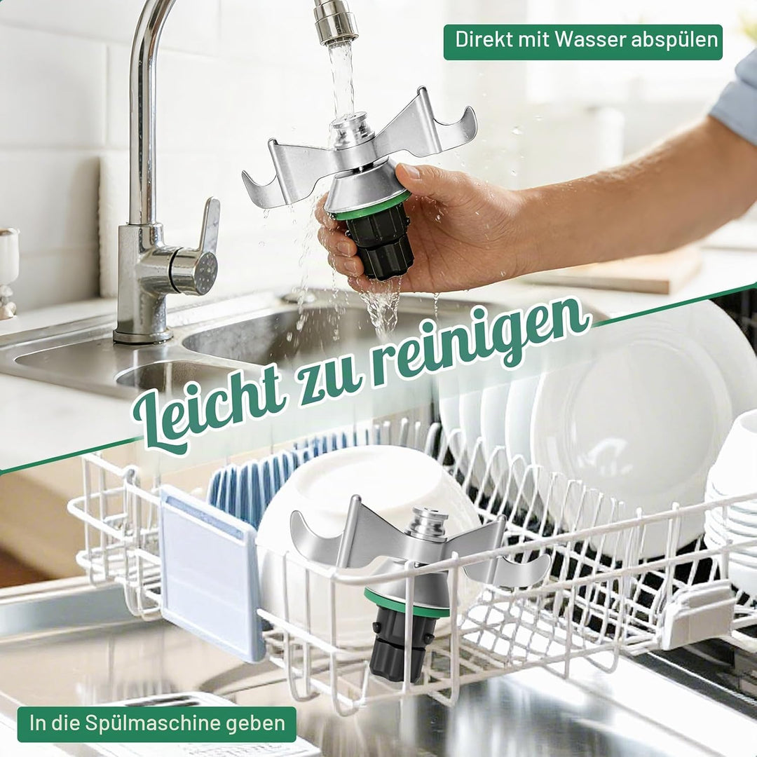 Messer Geeignet für Vorwerk TM5 TM6 TM7, Ersatzteile passend für Messer, Mixmesser Ersatz Zubehör, E