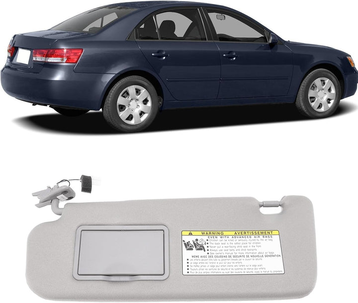 Auto-Sonnenblende, Sonnenblende, Grau, -blockierend, 852013K010QD, Ersatz für Sonata 2006-2008 (RECH