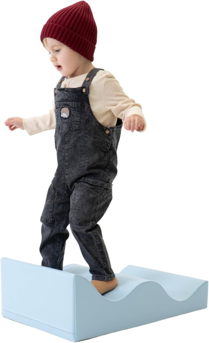 IGLU Soft Play Shape Wave Schaumstoffblock für Krabbel- und Kletterentwicklung für Baby und Kleinkin