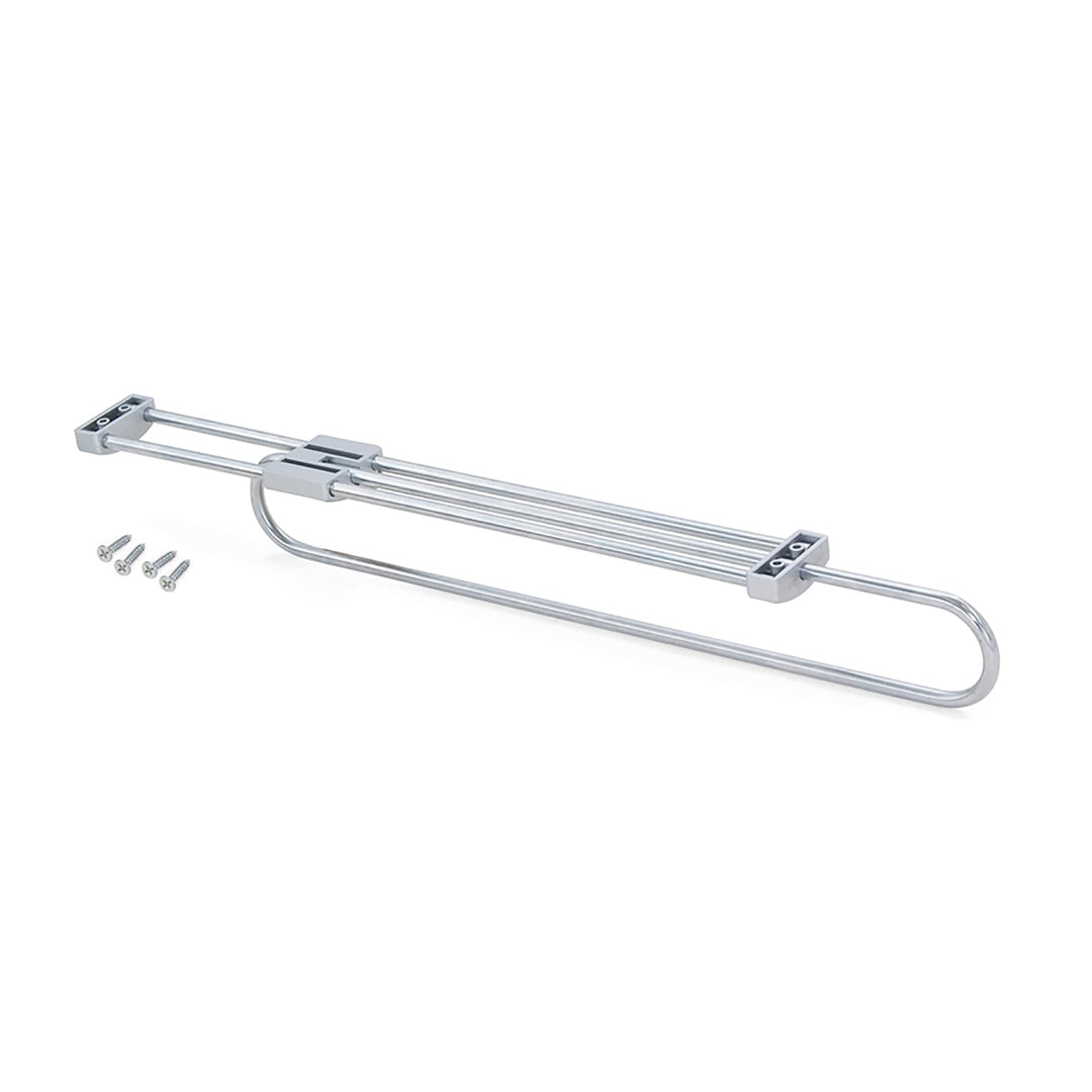 Emuca 6210625 Garderobenauszug für Kleiderschrank, Länge 450mm, 450mm