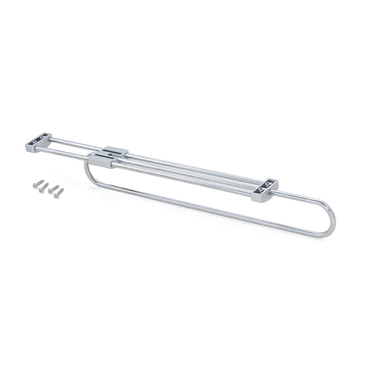 Emuca 6210625 Garderobenauszug für Kleiderschrank, Länge 450mm, 450mm