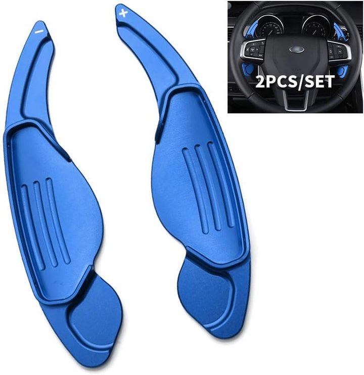 HIBEYO Lenkrad Schaltwippen Verlängerung Paddles Lenkrad für Land Rover Evoque Velar Discovery Range