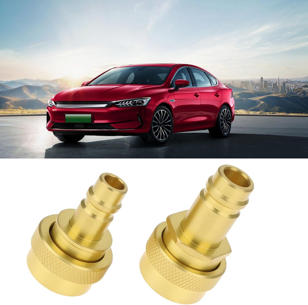 Adapter R1234yf auf R134a Einstellbarer Hoch- Und Niederdruckanschluss für AC-Kältemittel