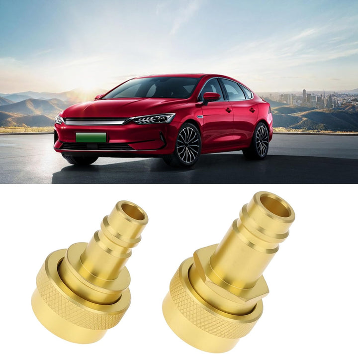 Adapter R1234yf auf R134a Einstellbarer Hoch- Und Niederdruckanschluss für AC-Kältemittel