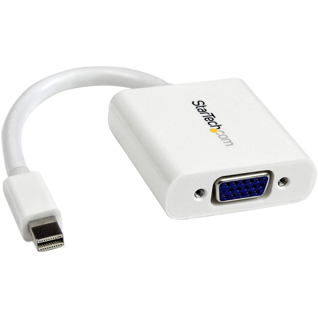 Startech.com Mini-DisplayPort-auf-VGA-Adapter – Weiss – 1080p – Thunderbolt-auf-VGA-Adapter – Mini-D