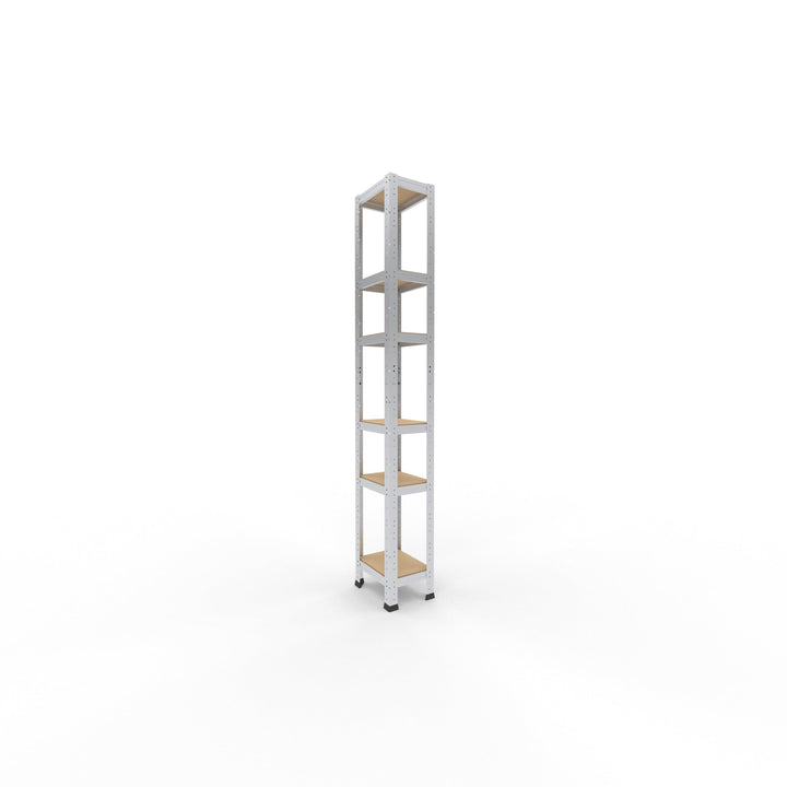 shelfplaza® 180x23x30cm Home Schwerlastregal verzinkt/Metallregal mit 6 Böden/Kellerregal Metall, Ga