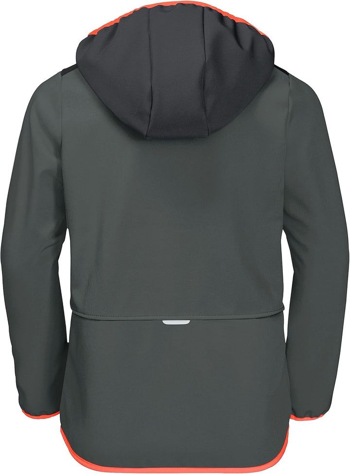 Jack Wolfskin Fourwinds Jacke für Kinder, Softshelljacke, Unisex, Kinder 152 slate green, 152 slate
