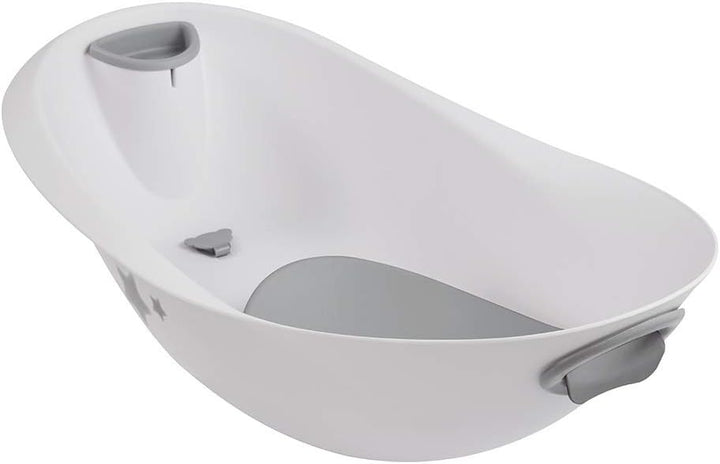 keeeper Stars Ergonomische Babywanne mit Softgriff, Stöpsel und anatomisch geformten Badesitz, Ab 0