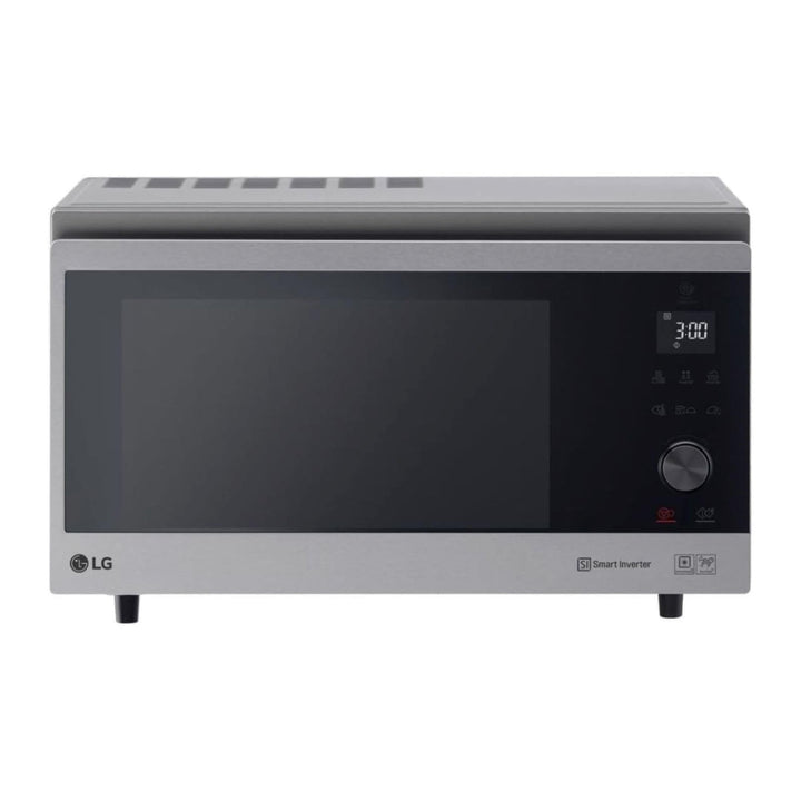 LG Electronics MJ 3965 ACS Mikrowelle / 54.4 cm/Garprogramme mit Gewichtsautomatik/schwarz mit Edels