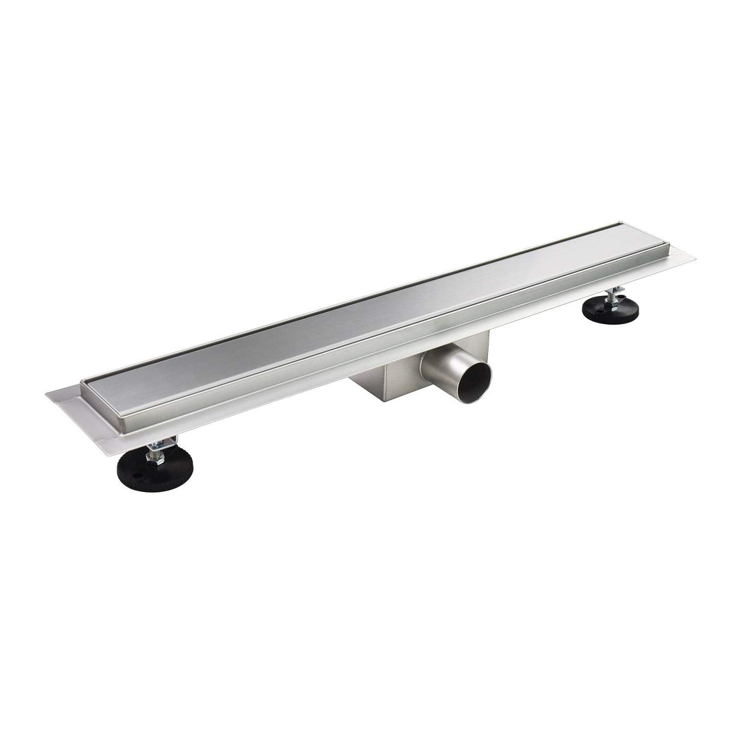 Duschrinne 100 cm Bodenablauf Duschablauf aus Edelstahl sehr flach Grössen 50cm – 120cm Model R1 Ran