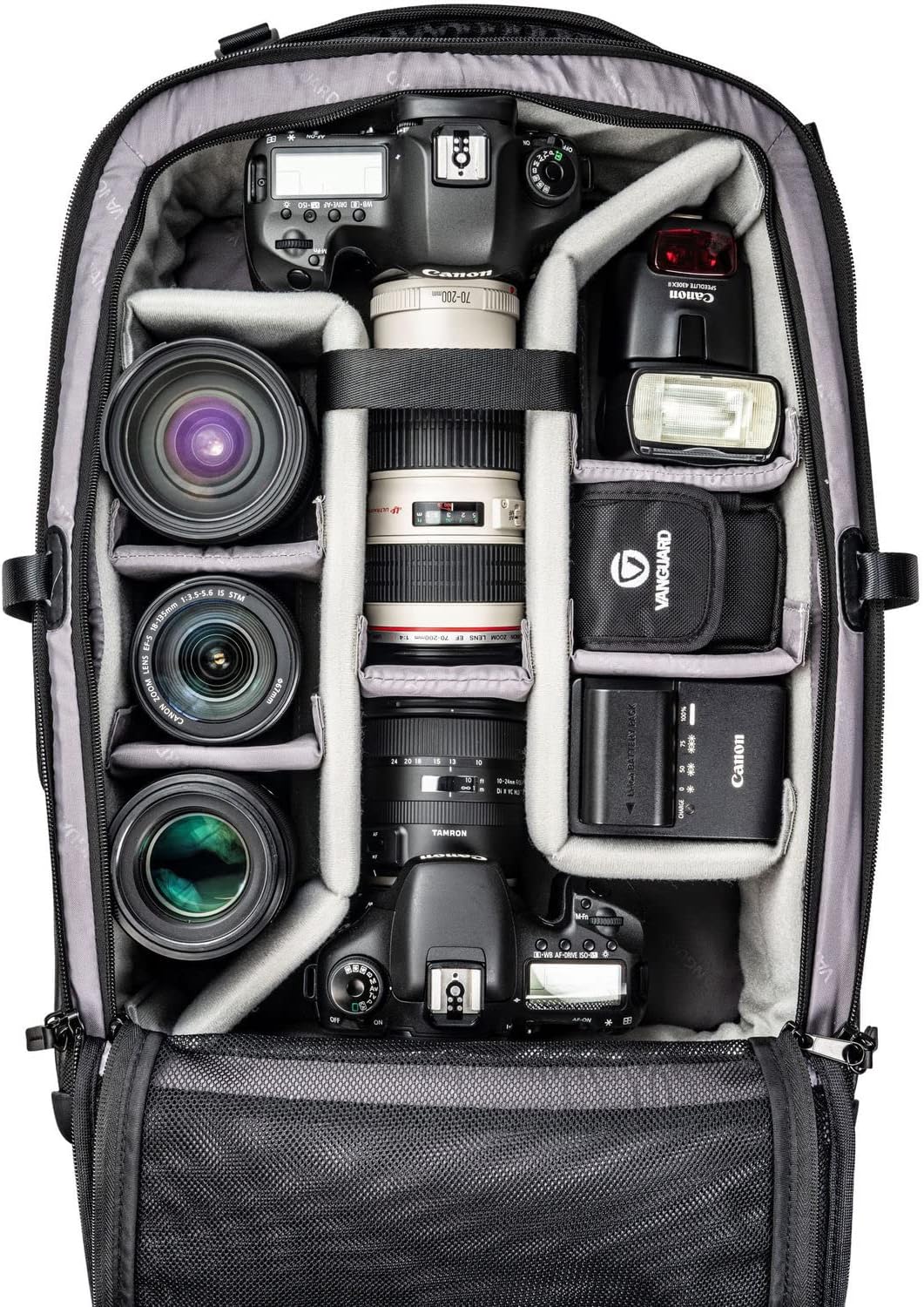 VANGUARD Kameratasche Trolley Rucksack VEO Select 55BT grün, VEO SELECT 55BT GR