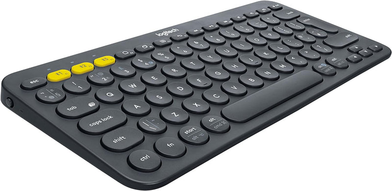 Logitech K380 Kabellose Bluetooth-Tastatur, Multi-Device & Easy-Switch Feature, Windows- und Apple-S