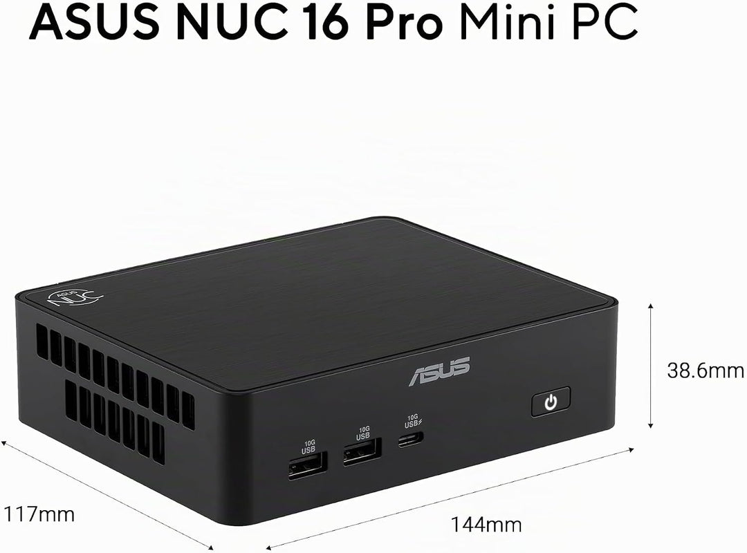 ASUS NUC 16 Pro RNUC16GDKX76C002 (Intel Core Ultra X7 358H,Intel Arc B390 Grafik, Intel WiFi 7, Blue