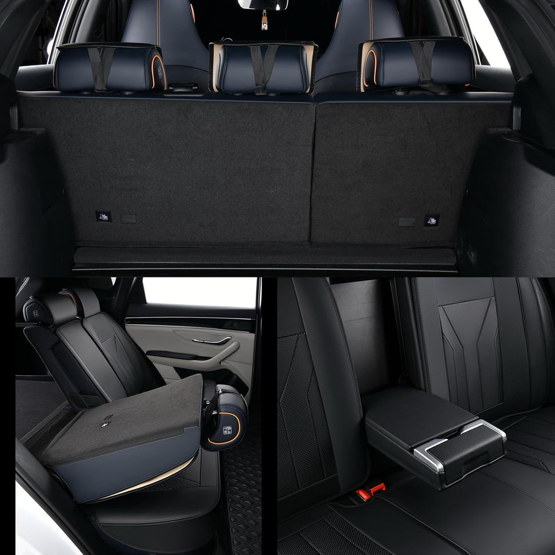 Wasserdicht Autositzbezüge Komplettes Set, Universell Passend Für 95% SUVs Car,Comfortable Wear-Resi