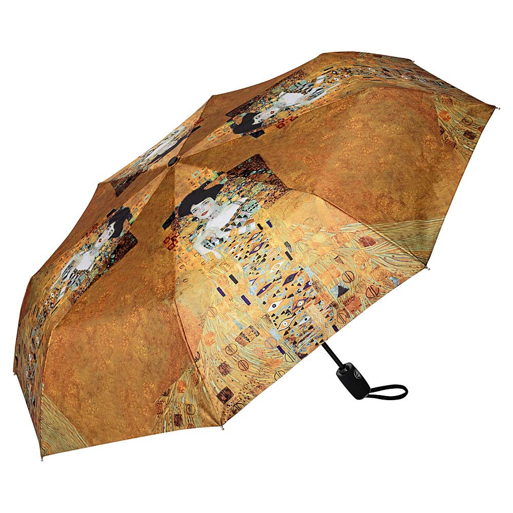 VON LILIENFELD Taschenschirm Regenschirm Gustav Klimt: Adele Windfest Auf-Zu-Automatik Stabil Leicht
