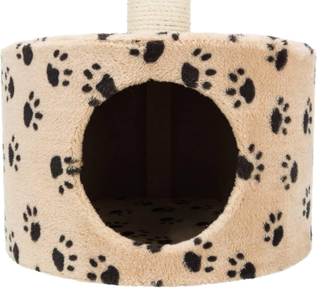 Trixie 43704 Kratzbaum Toledo, 61 cm, beige Beige/Schwarz Medium (13 x 13 x 24 in.), Beige/Schwarz M