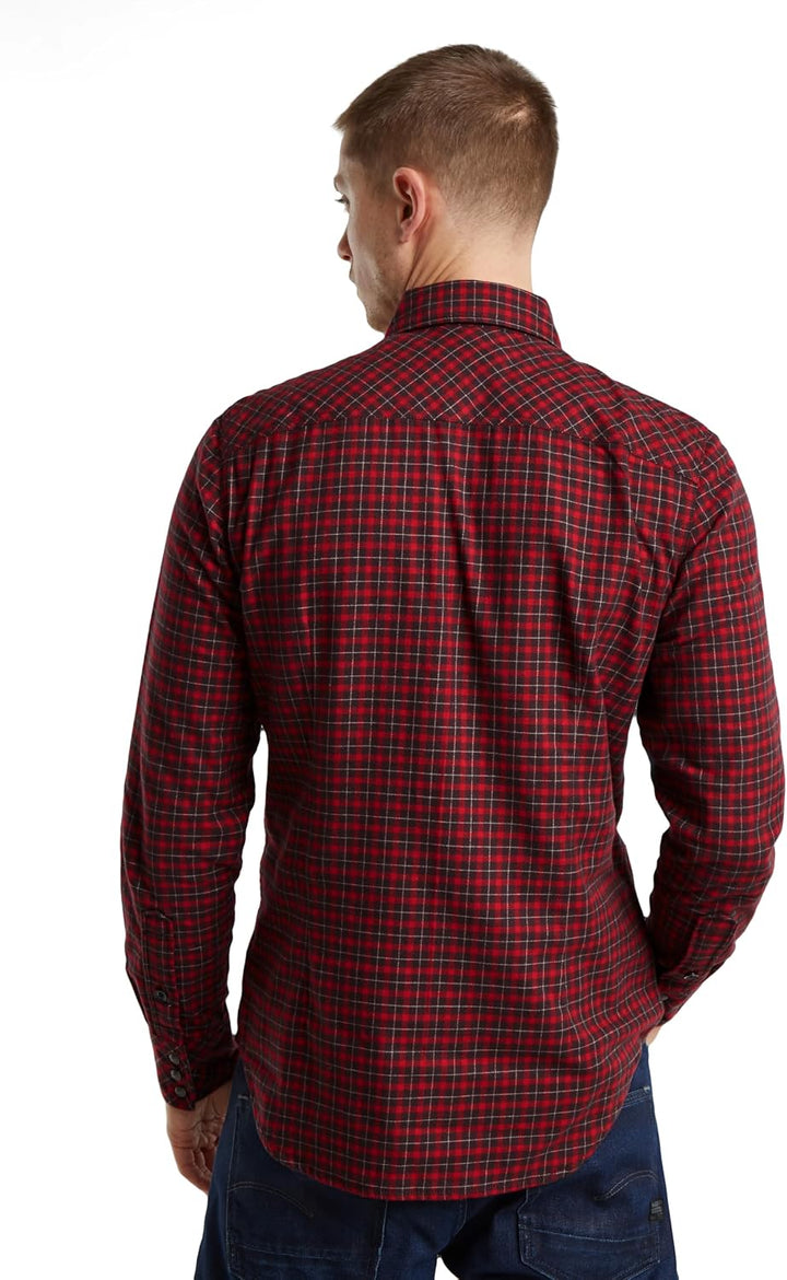 G-Star RAW Herren Dakota Slim Shirt L Mehrfarben (Baron Chibi Check D25223-d818-g907), L Mehrfarben