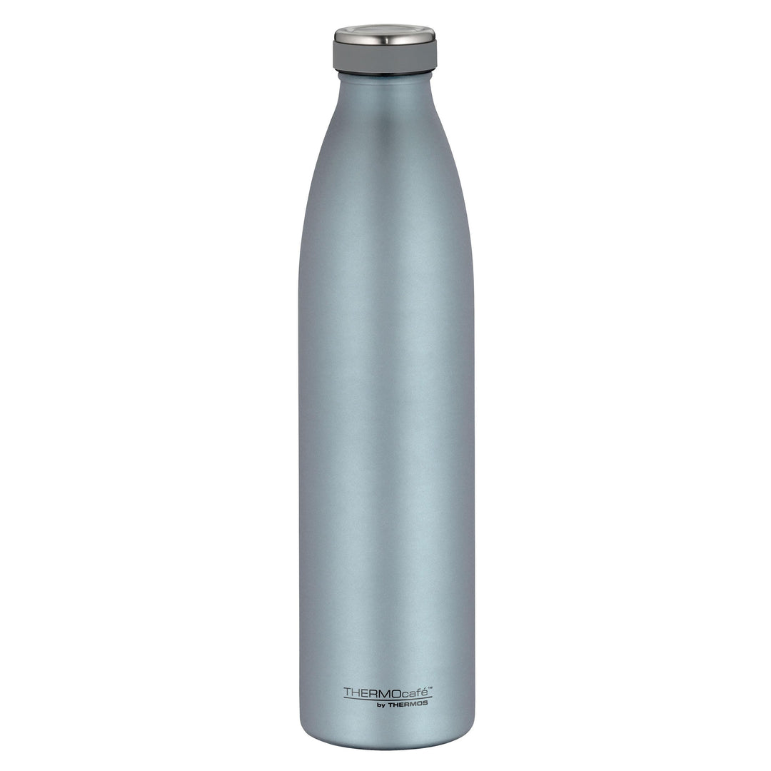 THERMOcafé by THERMOS TC BOTTLE ice blue mat 1,00l, Isolierflasche aus Edelstahl, kohlensäurefest, 1
