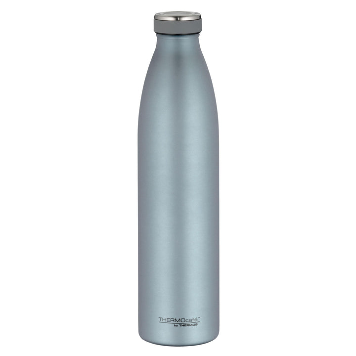 THERMOcafé by THERMOS TC BOTTLE ice blue mat 1,00l, Isolierflasche aus Edelstahl, kohlensäurefest, 1