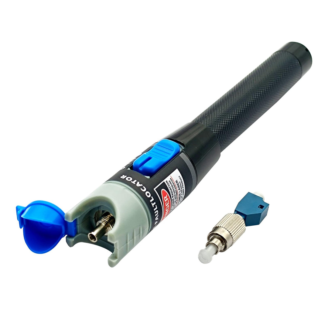 Visual Fault Locator (VFL), Red Light Pen 10mW Testeur de Câble à Fibre Optique avec Connecteur de 2