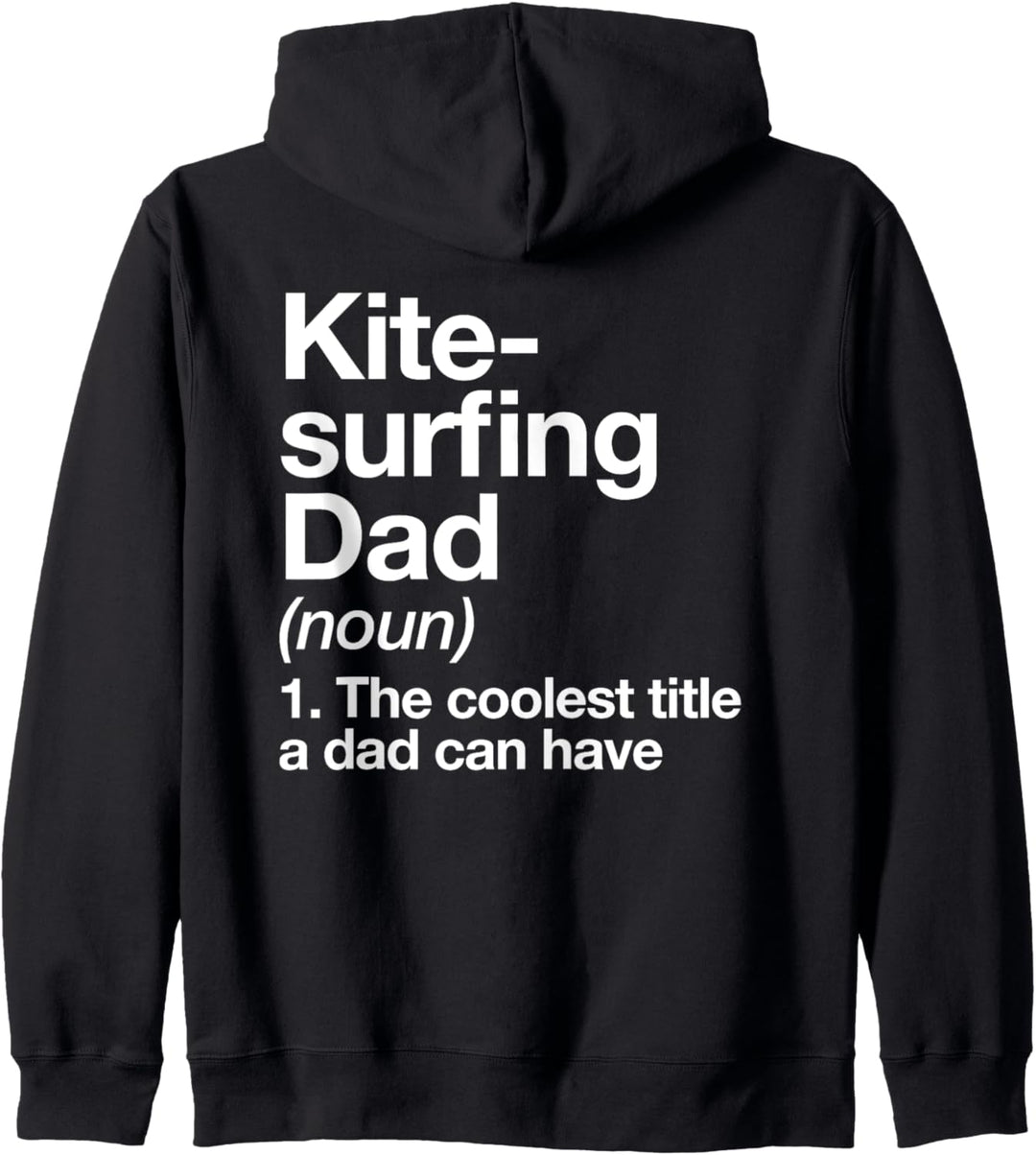 Kitesurfen Kitesurfing Dad Definition Lustiger Sport Kapuzenjacke