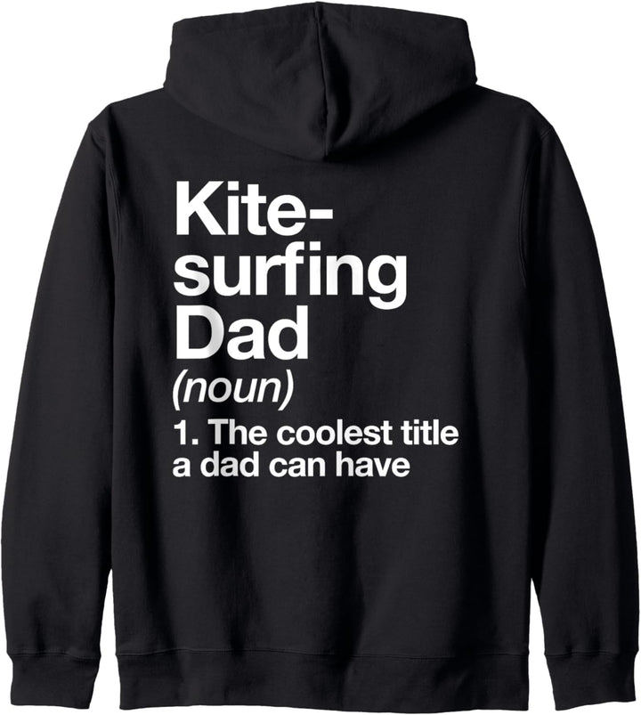 Kitesurfen Kitesurfing Dad Definition Lustiger Sport Kapuzenjacke