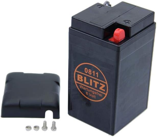 Blitz Gel Batterie 0811 6V/12AH 12A 6V 6 Volt Oldie Vespa Grand Sport Rally BMW Classic Line R25 R50