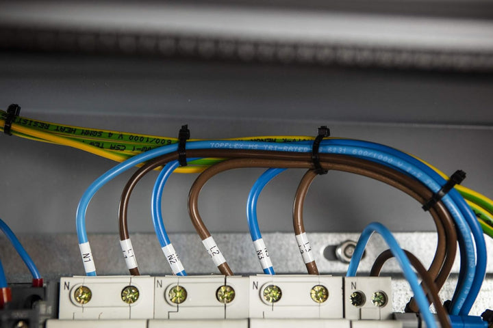 Brother Original P-touch Schriftband TZE-FX631 12 mm, schwarz auf gelb (u.a. für Brother P-touch PT-