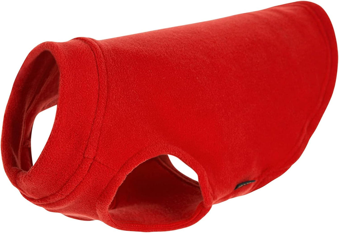 Gooby - Stretch Fleece Weste Pullover Fleece Weste Jacke Sweater für Hunde, Rot, Grösse M rot Medium