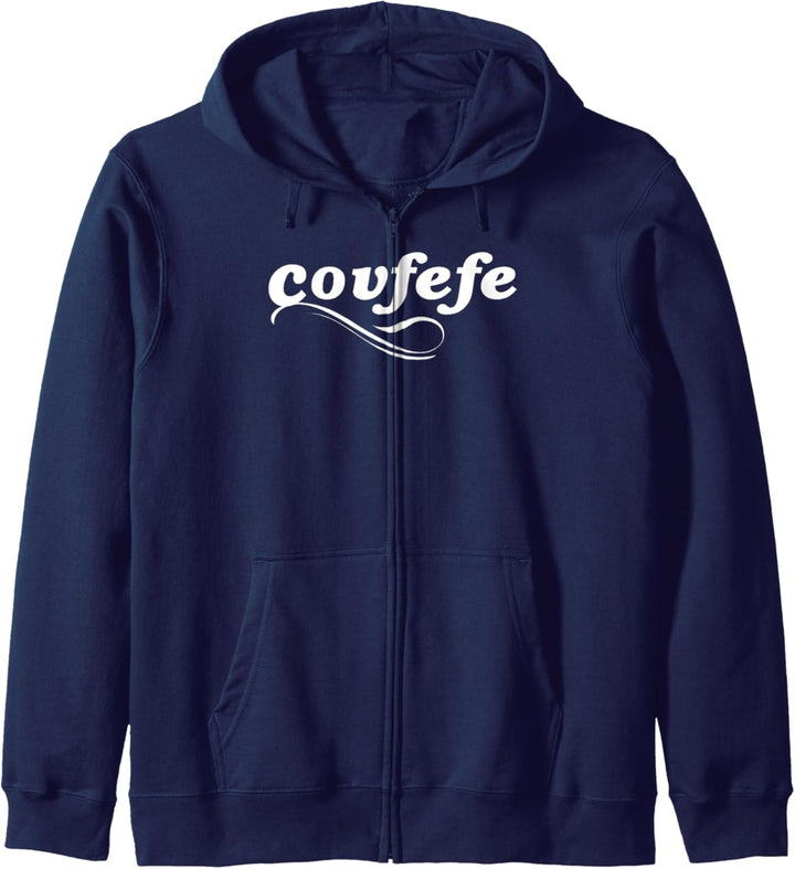 Covfefe With Swirl Funny Classy Kapuzenjacke