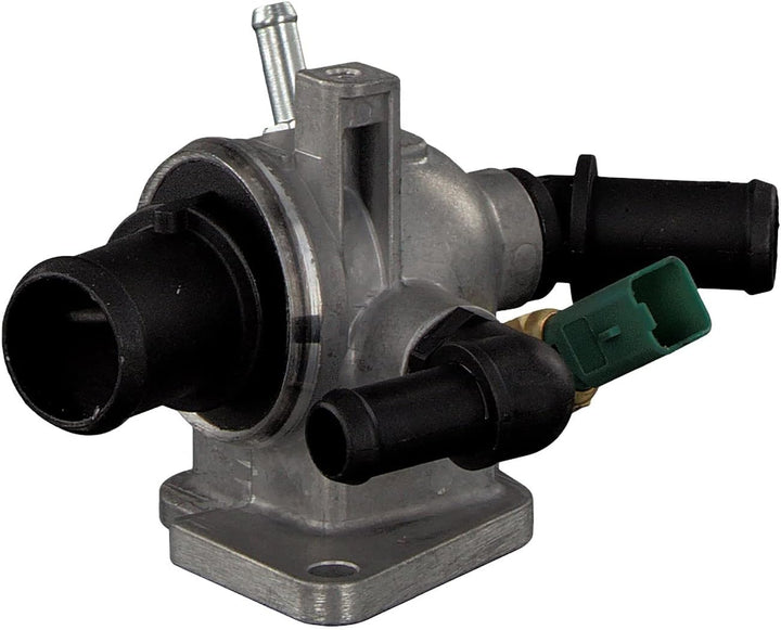 febi bilstein 36284 Thermostatgehäuse mit Temperaturschalter und Dichtung , 1 Stück