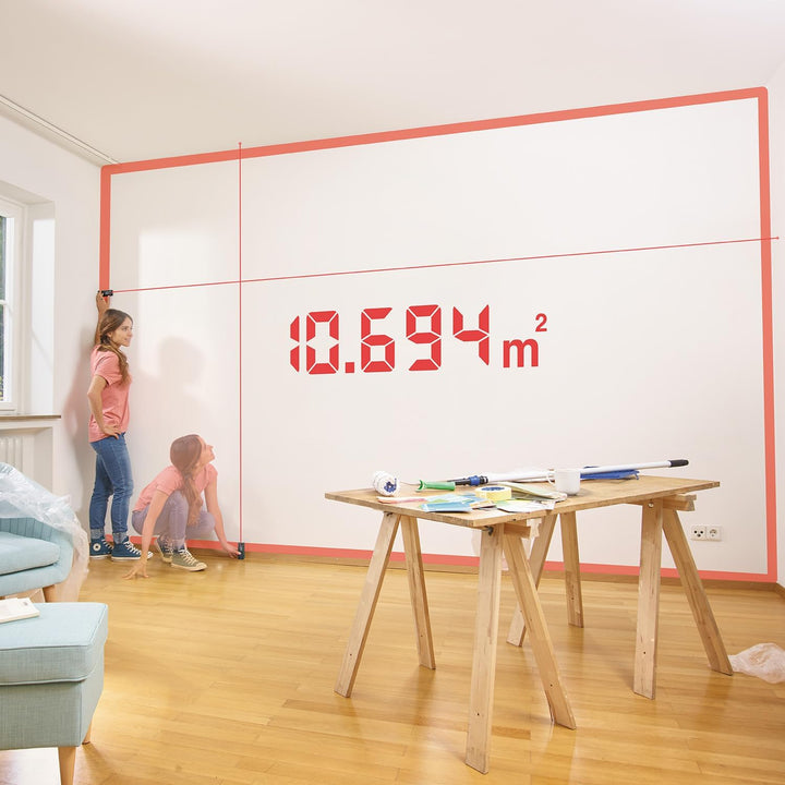 Bosch Laser-Entfernungsmesser Zamo der 4. Generation (einfaches und präzises Messen bis 25 m, Akkus