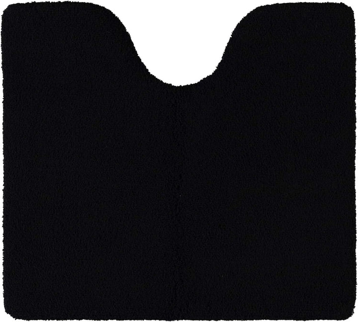 Rhomtuft Badteppiche Square Kobalt - 84 Toilettenvorlage mit Ausschnitt 55x60 cm, Toilettenvorlage m