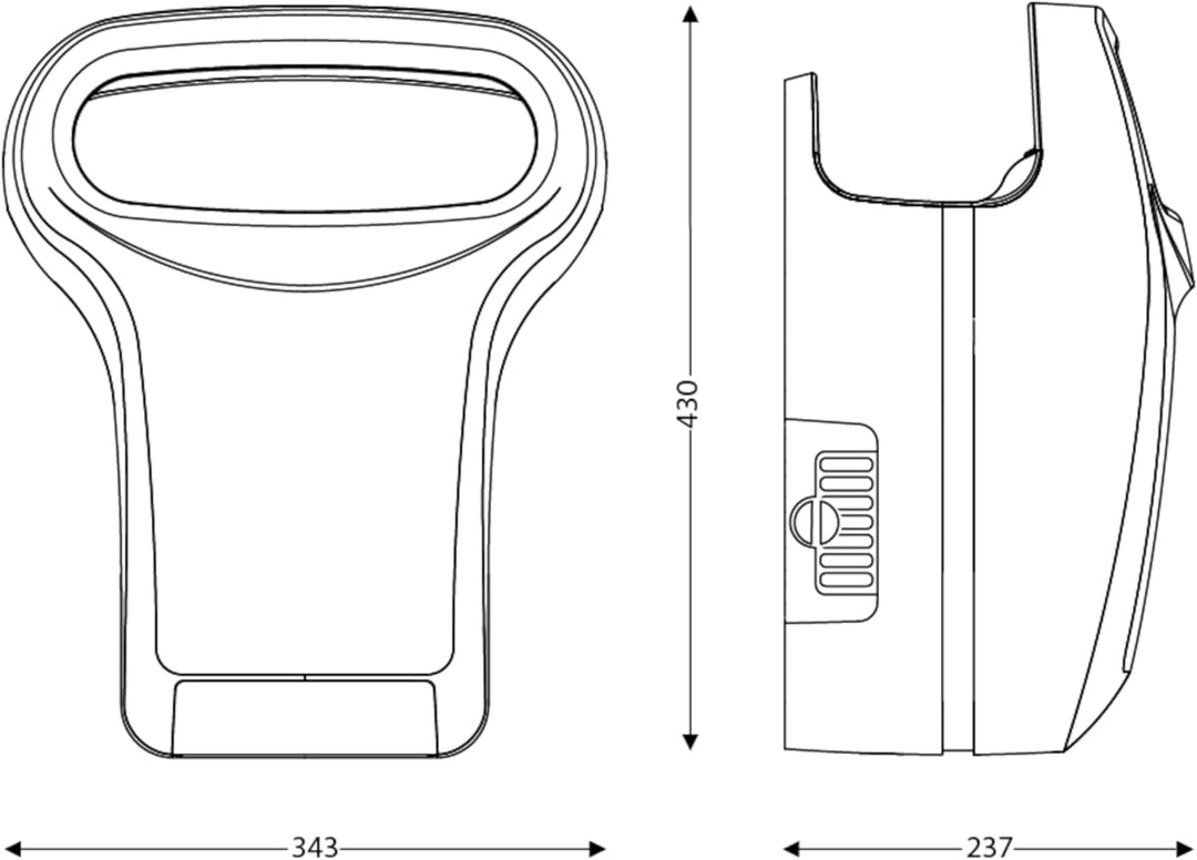 JVD - Sèche-mains Exp'Air Alu Gris Métal Epoxy Automatique à Air Pulsé Froid