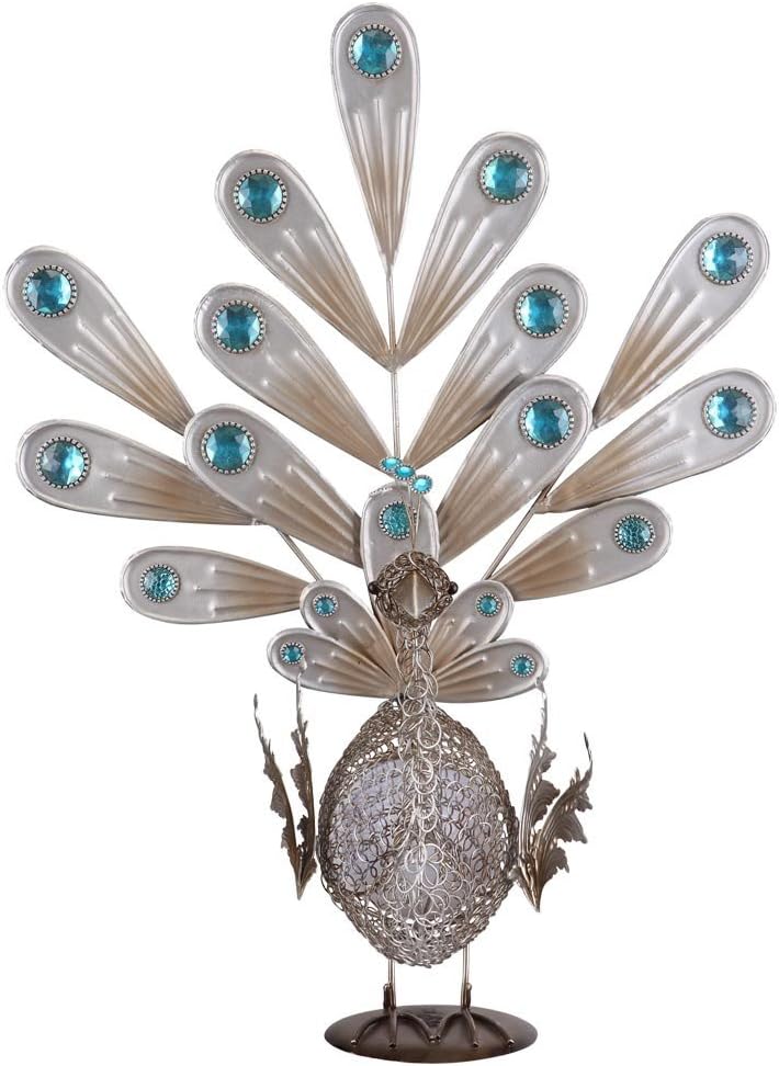 LED Solarleuchte Pfau Au?enbeleuchtung Dekoration Beleuchtung Gartenleuchte Lampe Globo 33309